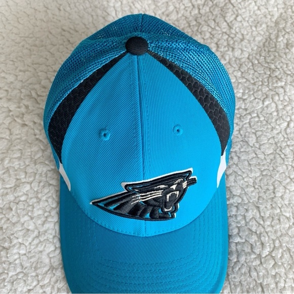Carolina Panthers NFL Ball Cap Blue Embroidered Logo Adjustable Reebok Hat - Picture 5 of 10